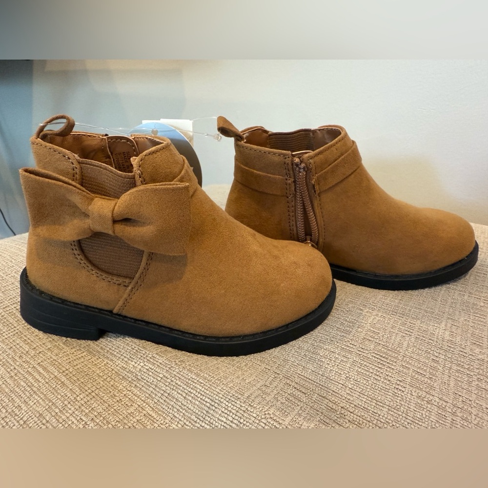 Gap Brown Suede Ankle Boots toddler size 8